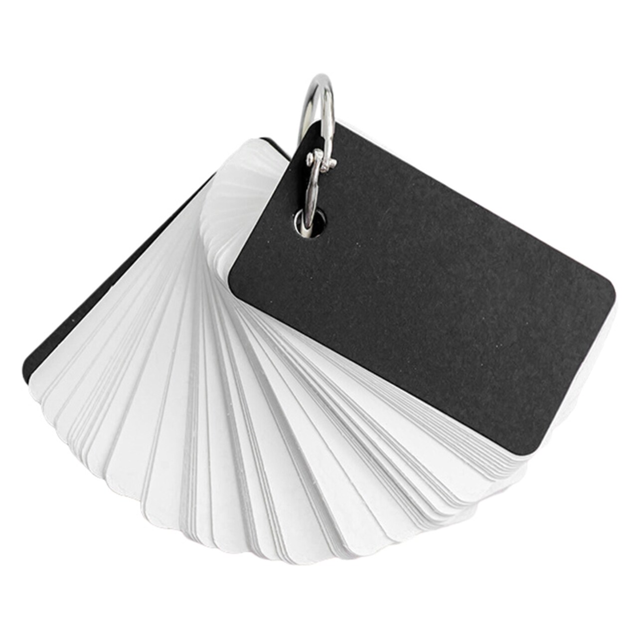 1Pc 230 Sheets Binder Memo Pad Ring Kraft Paper Sticky Notes School Stationery